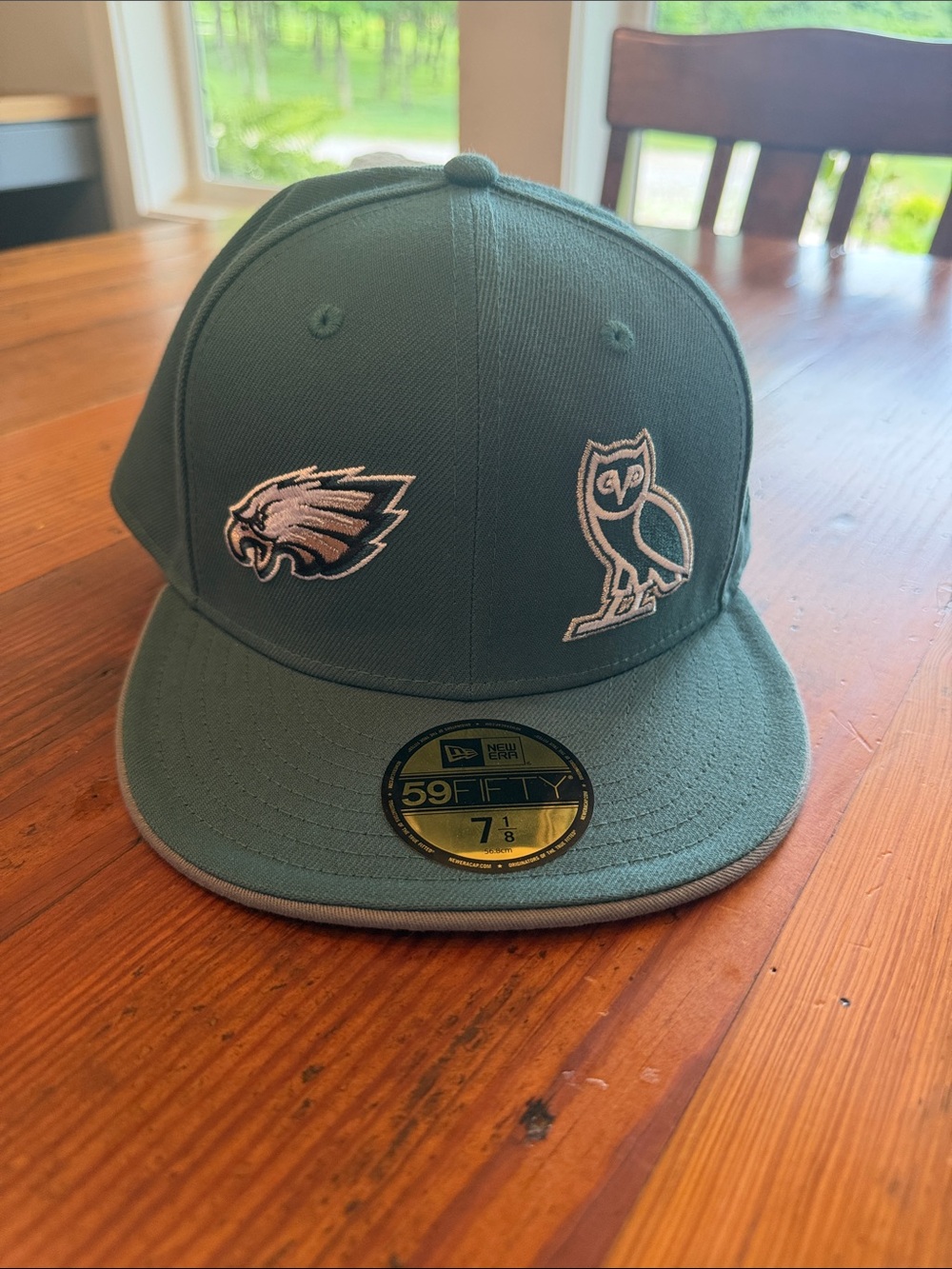 New Era Green Philadelphia Eagles x OVO 59FIFTY Fitted Cap